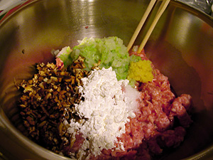 dumpling filling ingredients