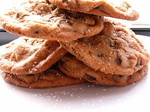 Salted Chocolate Chip Cookies